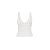 Crochet Knit Cami - Ivory