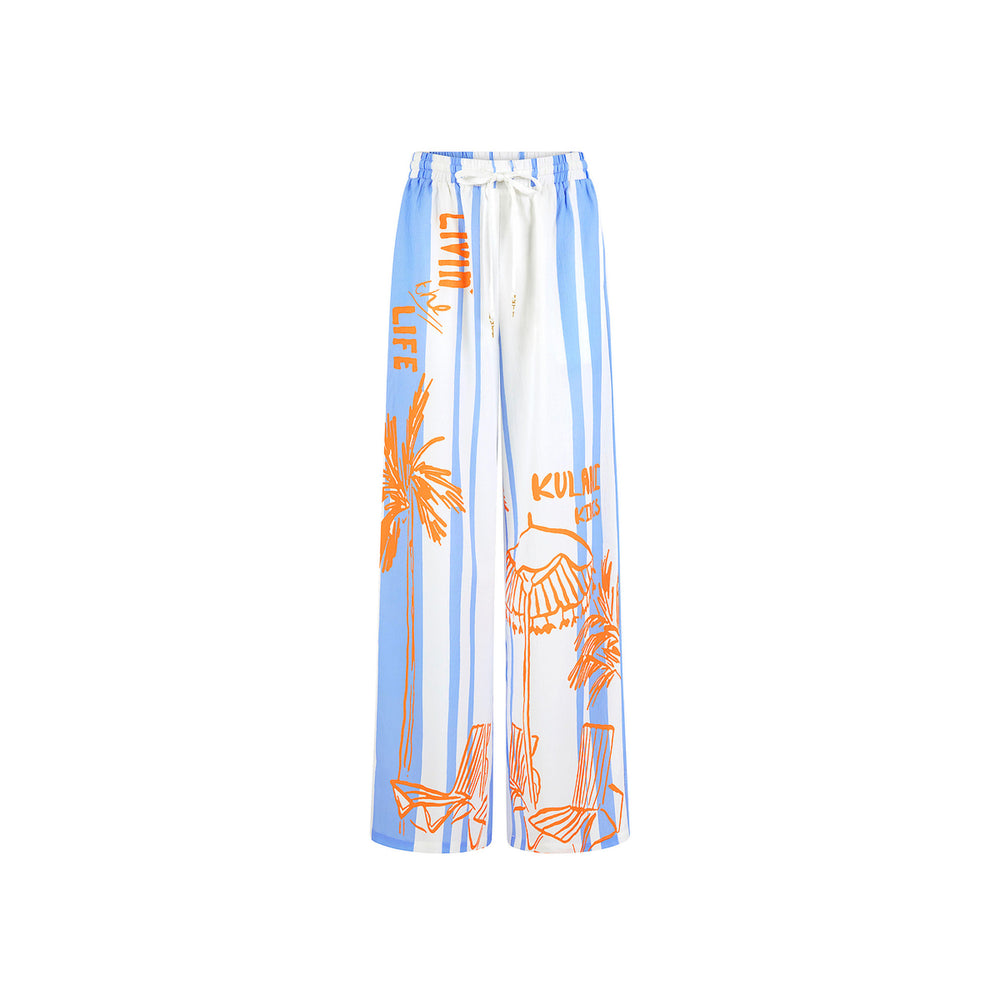 Drawstring Summer Pants - Sunny Daze