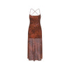 Chiffon Maxi Dress - Leopard Lasso