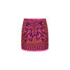 Tie Wrap Mini Skirt - Whiskey Waves