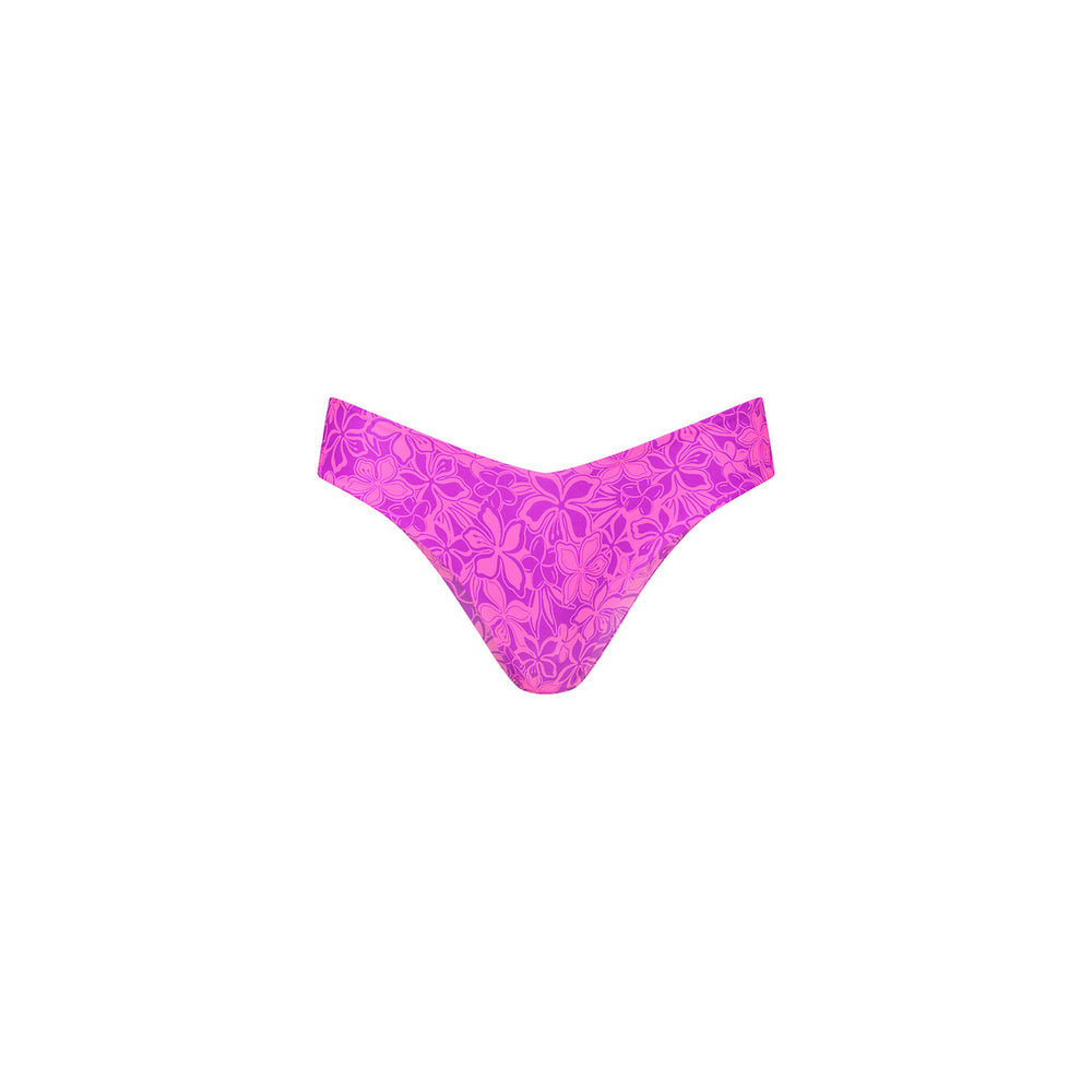 Cheeky V Bikini Bottom - Bubble Berry