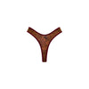 High Leg Thong Bikini Bottom - Wild Rose