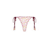 Lettuce Edge Thong Tie Bikini Bottom - Rosie Posie