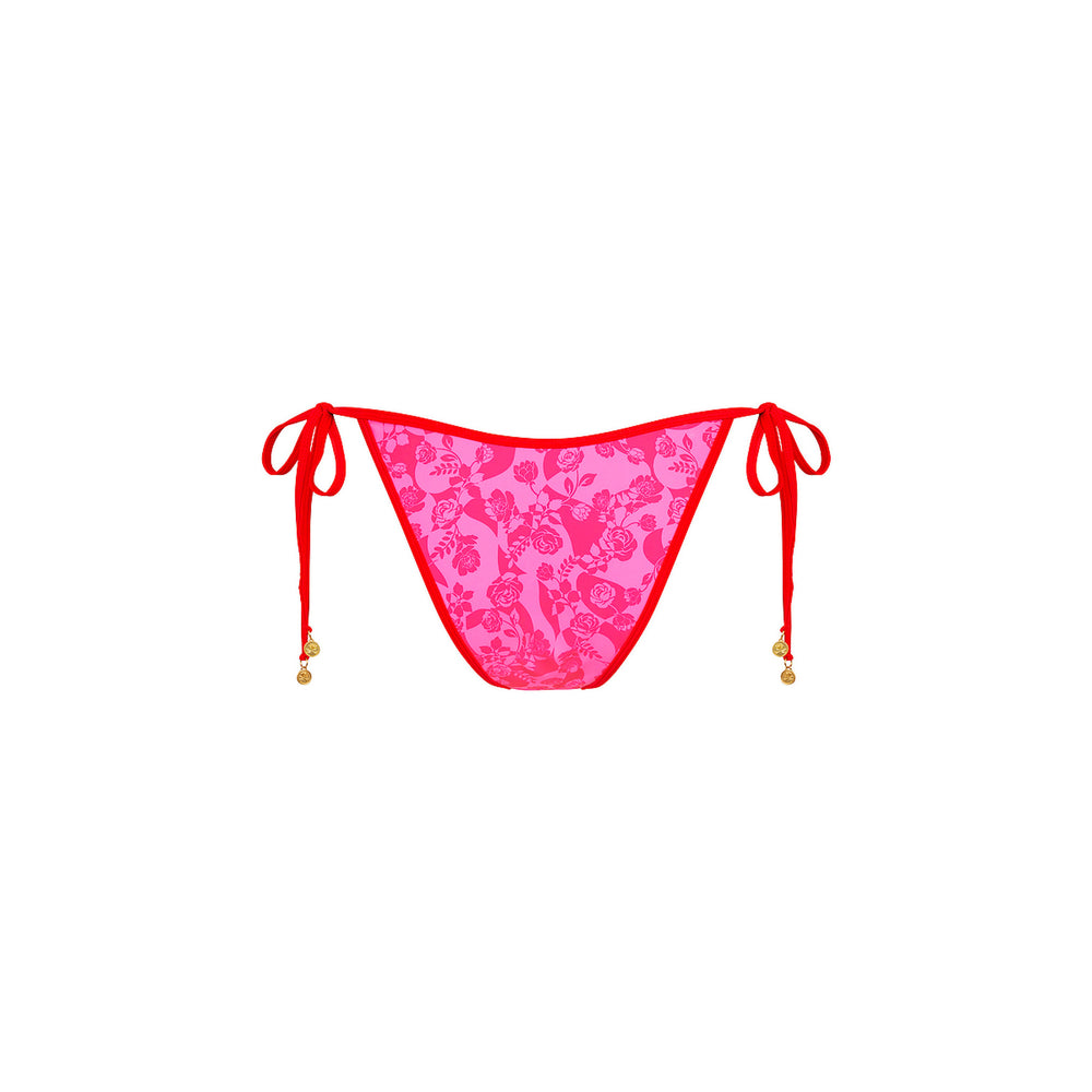 Bind Dipped Cheeky Tie Bikini Bottom - Hearts Collide