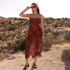 Chiffon Maxi Dress - Leopard Lasso