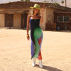 Chiffon Maxi Dress - Spellbound Swirl