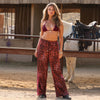 Draw String Resort Pants - Leopard Lasso
