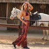 Draw String Resort Pants - Leopard Lasso