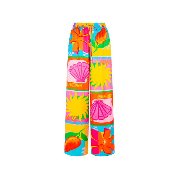 Drawstring Resort Pants - Sunkissed Coast –Kulani Kinis