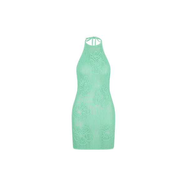 green rixo dress Corrine Embellished Chiffon Dress in Diana Embellishment Forest Green main image 0