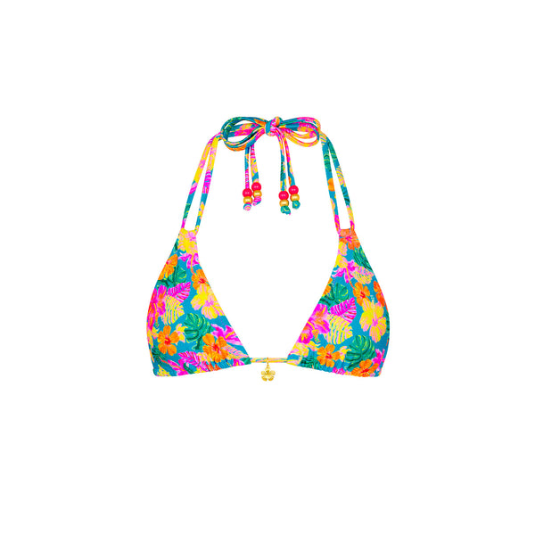 Halter Bralette Bikini Top - Paradise Pop –Kulani Kinis