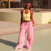 Knit Halter Tank Top - Sunny Honey