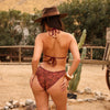 Lettuce Edge Full Coverage Bikini Bottom - Wild Rose
