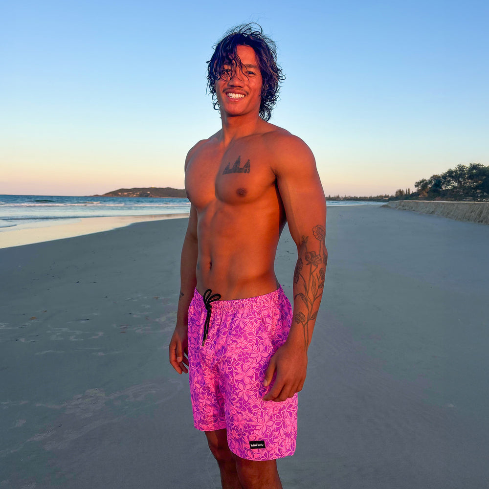 Men's Swim Trunks - Bubble Berry