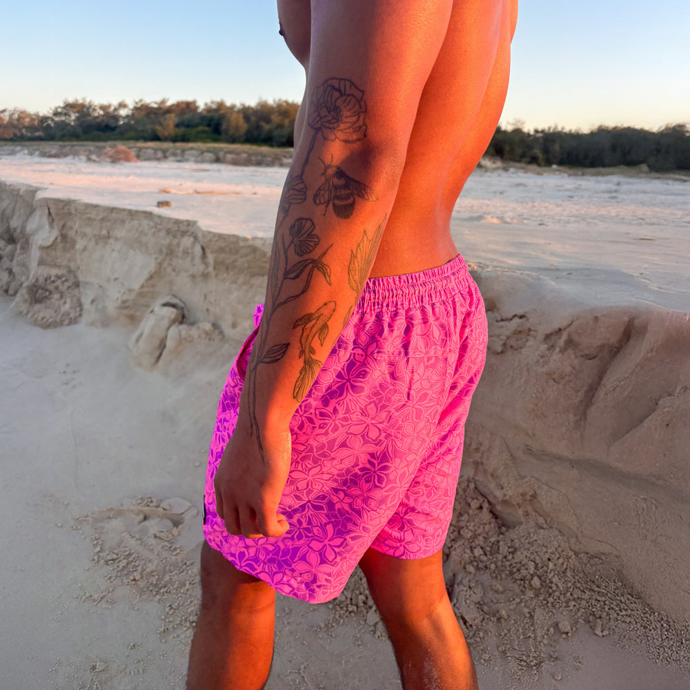 Men's Swim Trunks - Bubble Berry