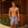 Men's Swim Trunks - Electric Palms