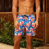 Men's Swim Trunks - Electric Palms