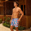 Men's Swim Trunks - Electric Palms