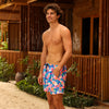 Men's Swim Trunks - Electric Palms