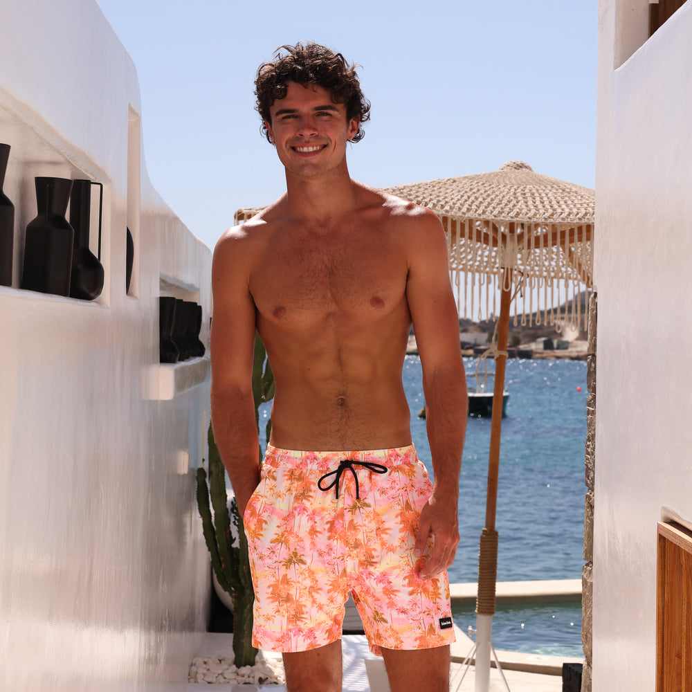 Men's Swim Trunks - Wild Skies