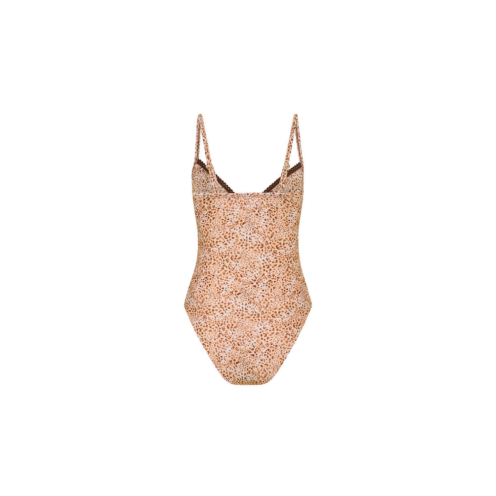 Decorative Underwire Cheeky One Piece - Wild Skies