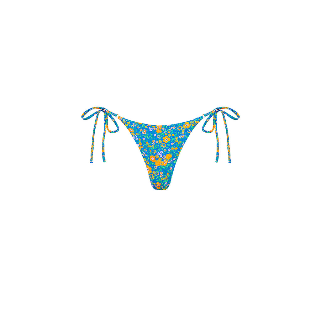 Thong Tie Side Bikini Bottom - Ocean Potion