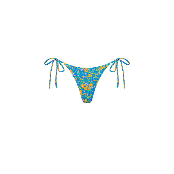 Thong Tie Side Bikini Bottom - Ocean Potion