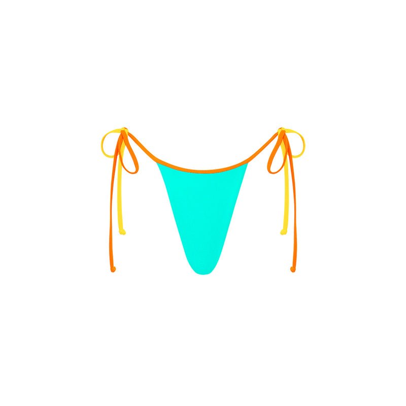 Micro Thong Tie Side Bikini Bottom - Confetti