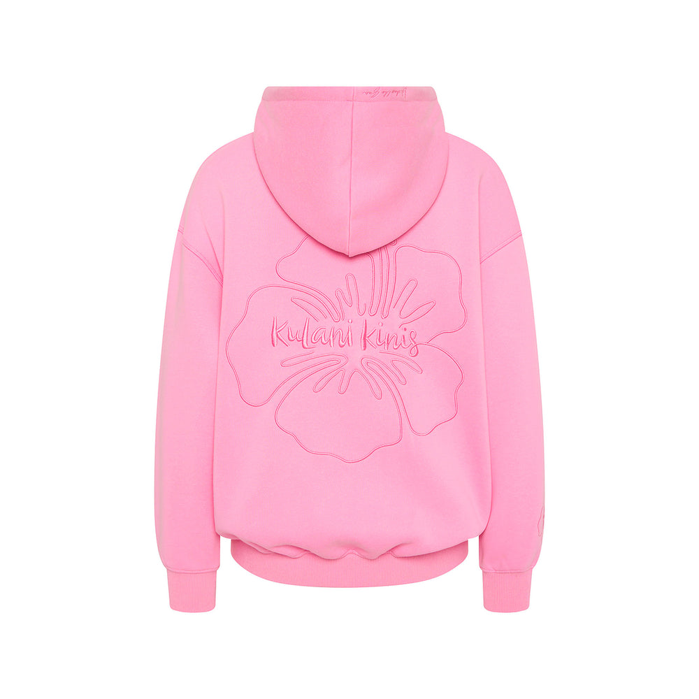 Embroidered Hoodie - Powder Puff
