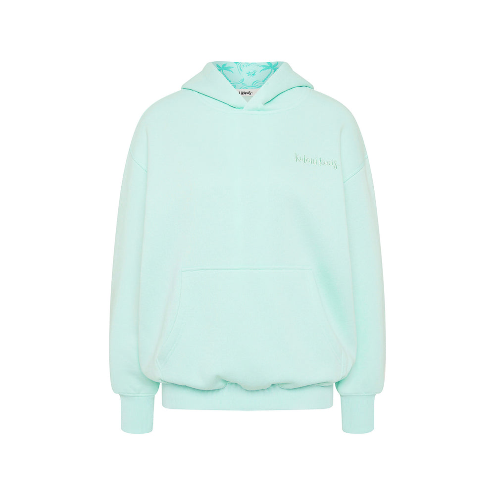 Embroidered Hoodie - Jelly Mint
