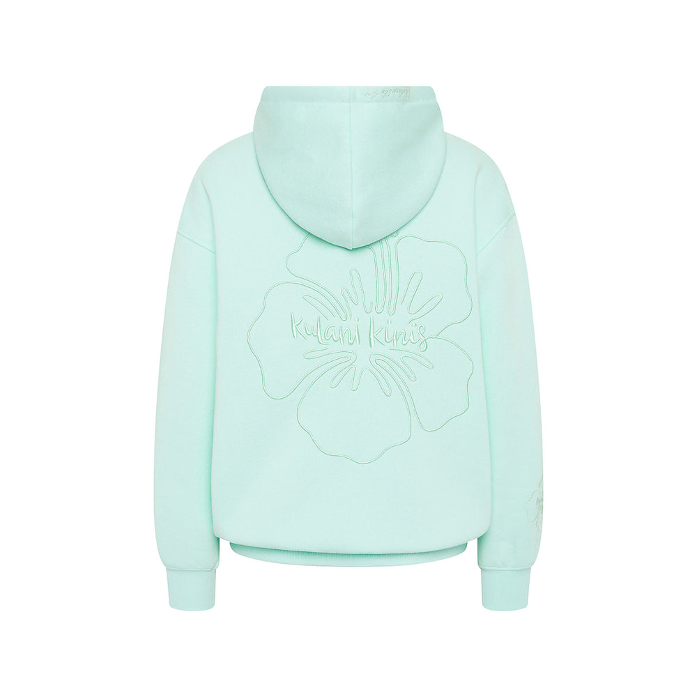 Embroidered Hoodie - Jelly Mint