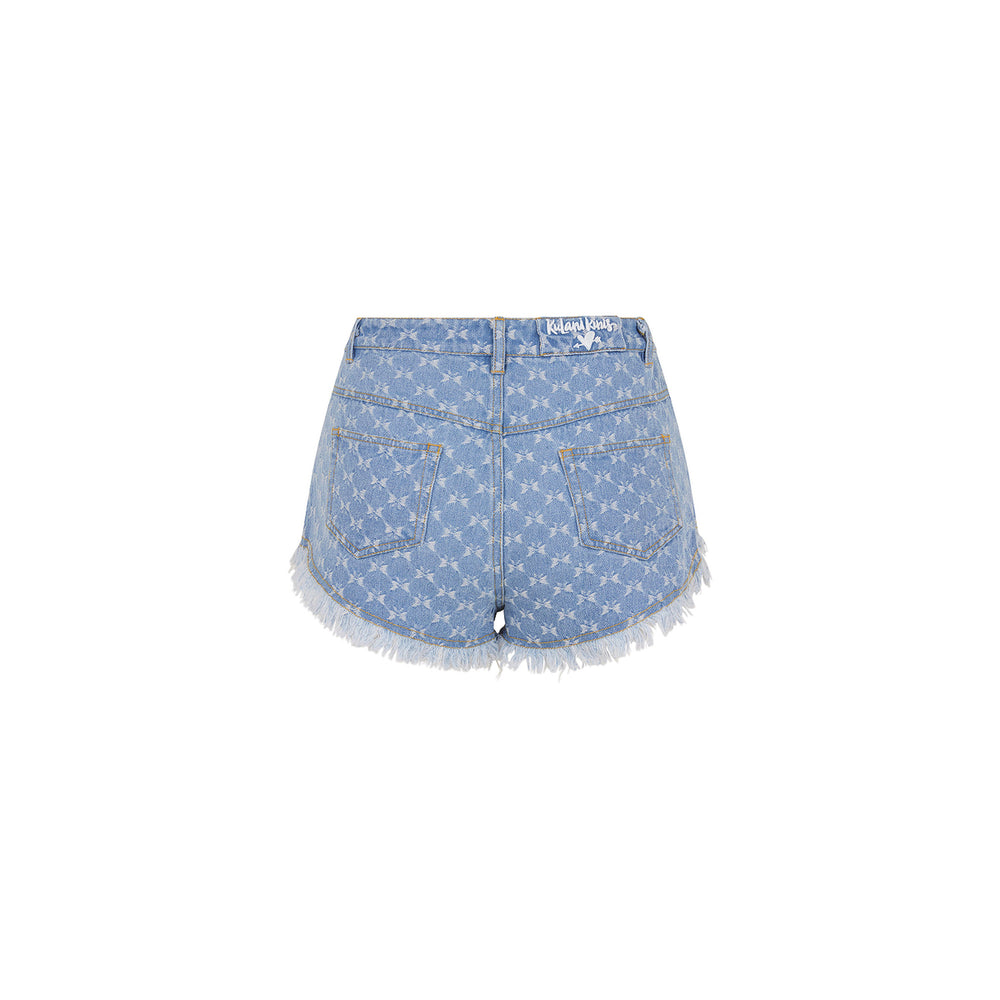 Frayed Jean Shorts - Darling Denim