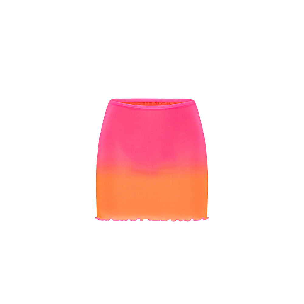 Mesh Mini Skirt - Tropical Heatwave
