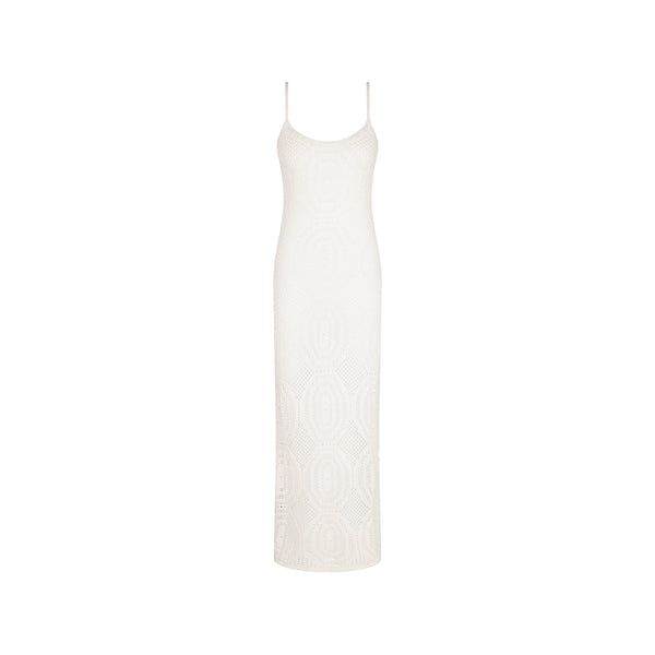 kallan knit dress - white Bodycon Dress White Long Sleeve Knit Dress Vestido Kallan Knit Blanco XS