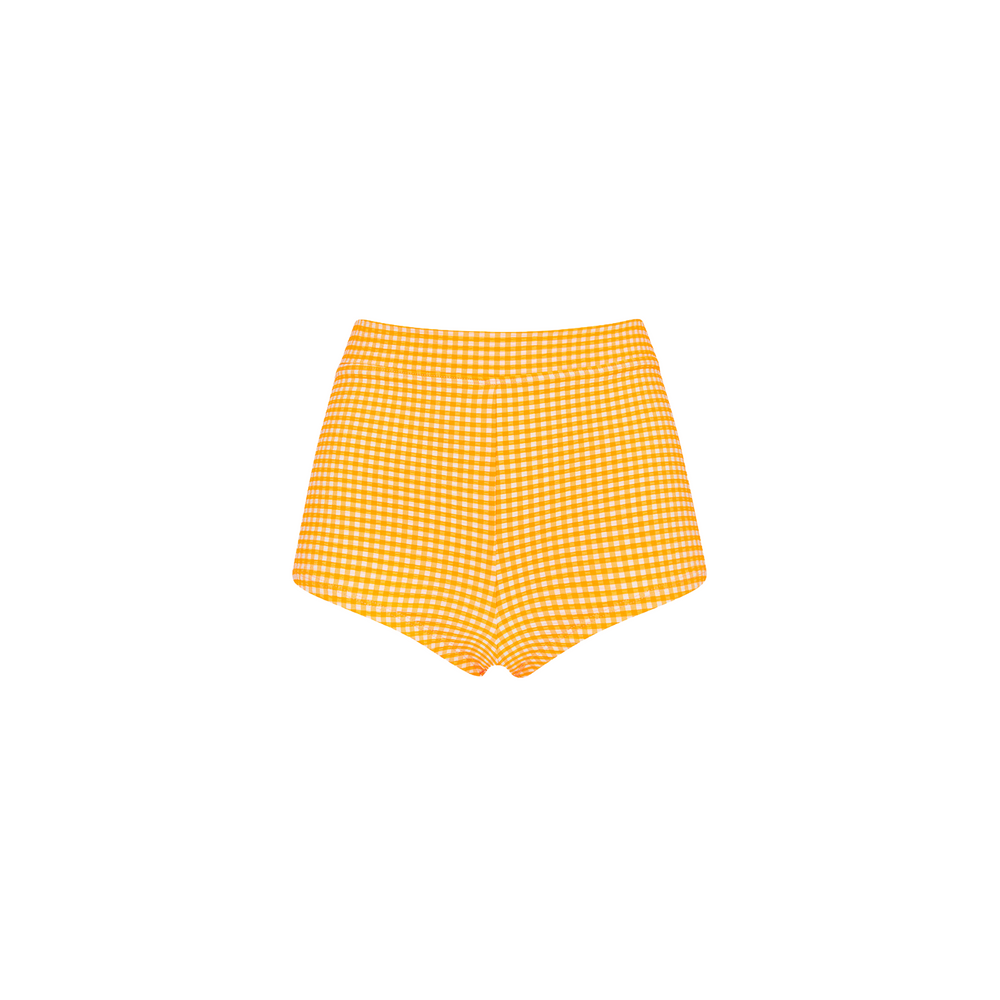 Cheeky Retro Swim Short - Orange Cream