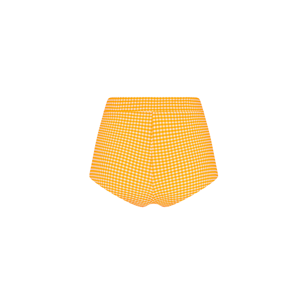 Cheeky Retro Swim Short - Orange Cream