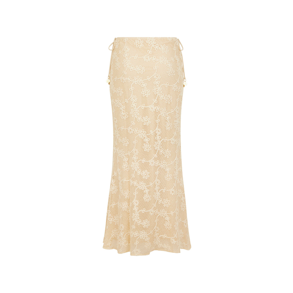 Lace Tie Side Maxi Skirt - Sweet Nothings