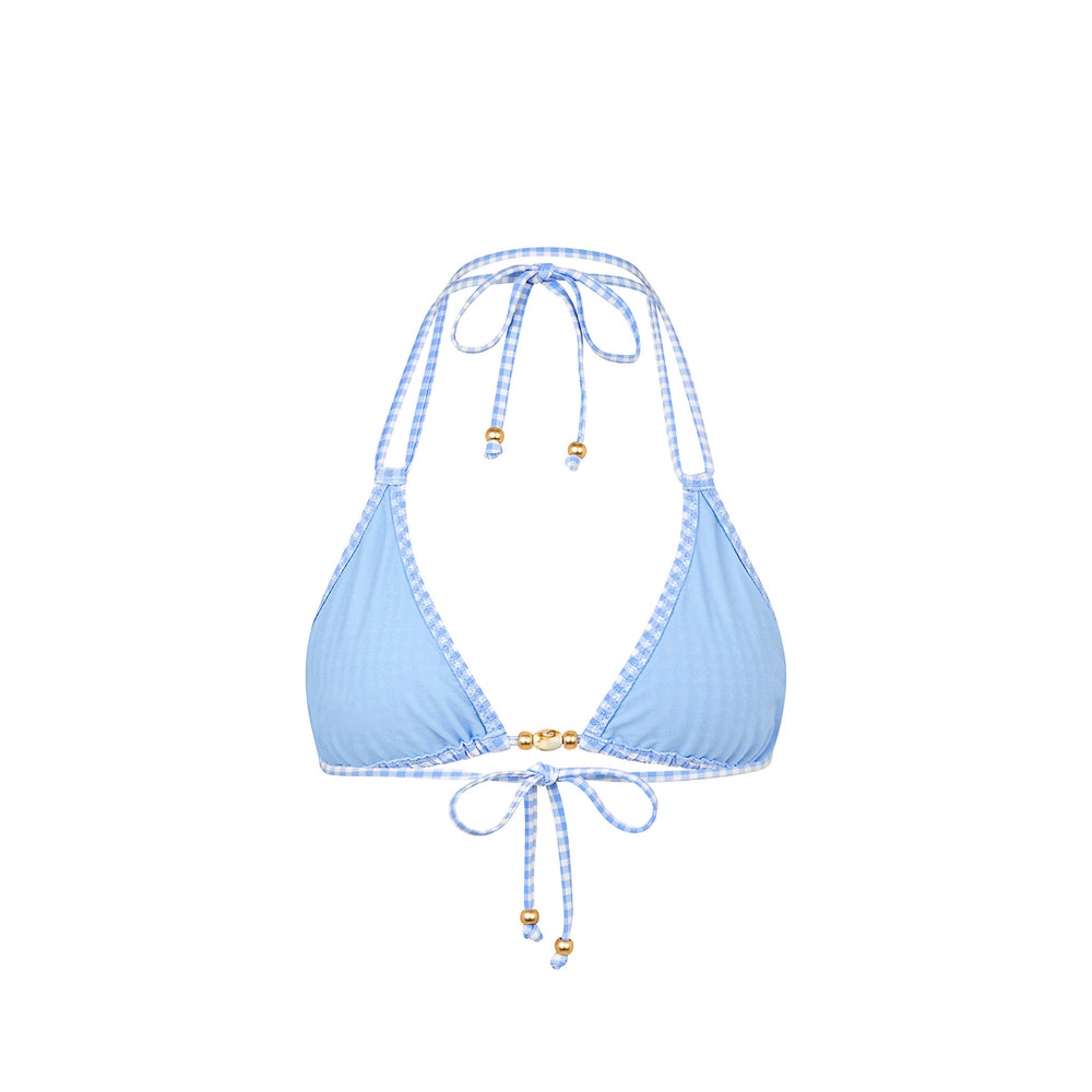 Simple Strap Halter Bikini Top - Skinny Dip