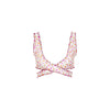 Lettuce Edge Wrap Bikini Top - Rosie Posie