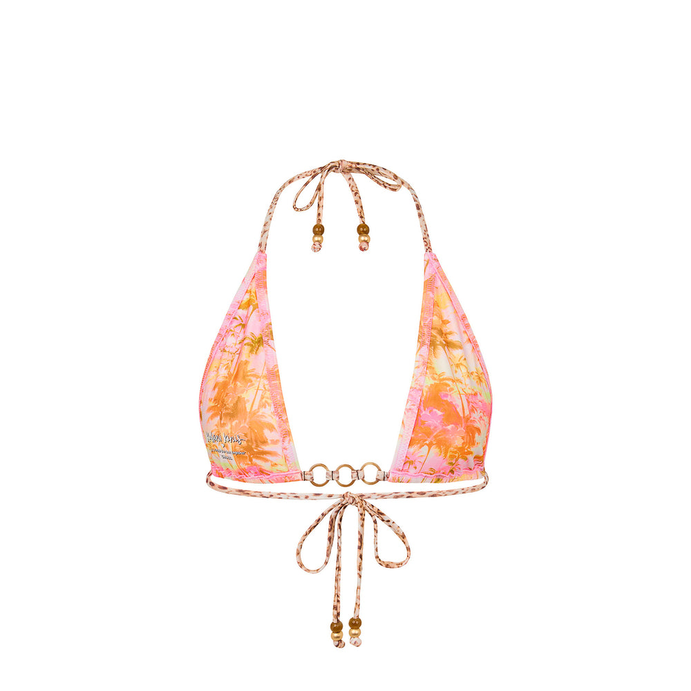 Trio Ring Triangle Bikini Top - Wild Skies
