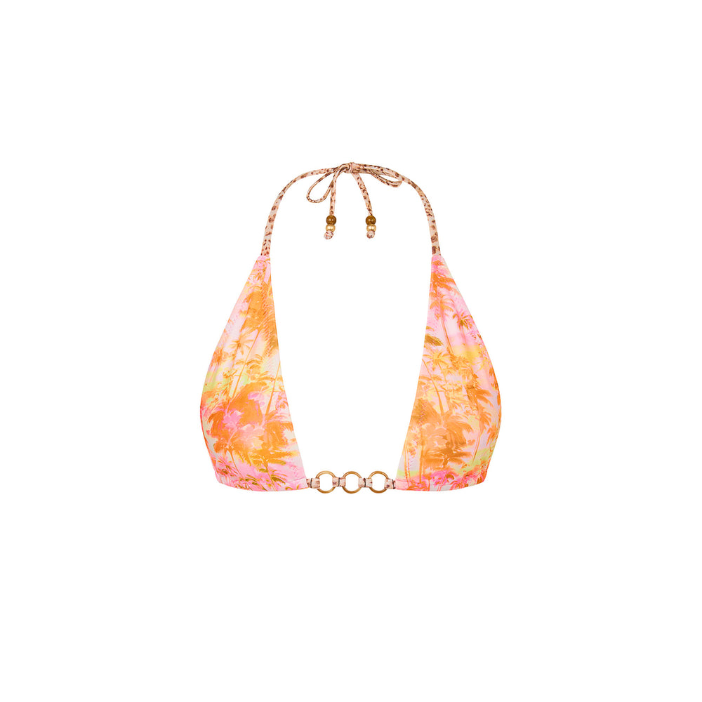 Trio Ring Triangle Bikini Top - Wild Skies