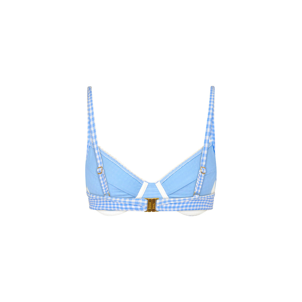 Decorative Ditzy Underwire Bikini Top - Skinny Dip