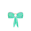 Decorative Strapless Bikini Top - Mint Macaron