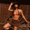 Trio Ring Triangle Bikini Top - Coyote Kisses