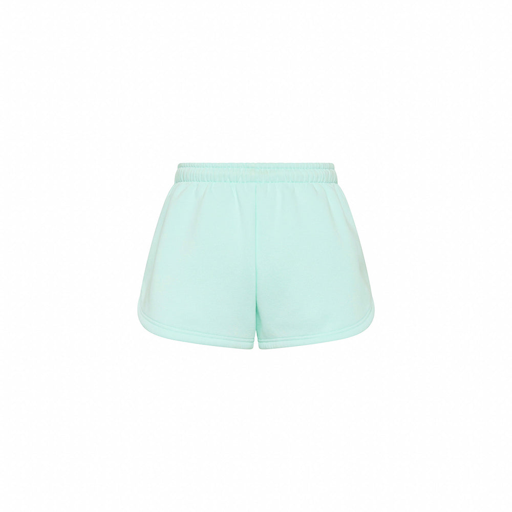 Embroidered Track Shorts - Jelly Mint