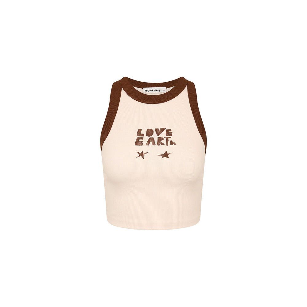 Bind Crop Tank Top - Starry Love