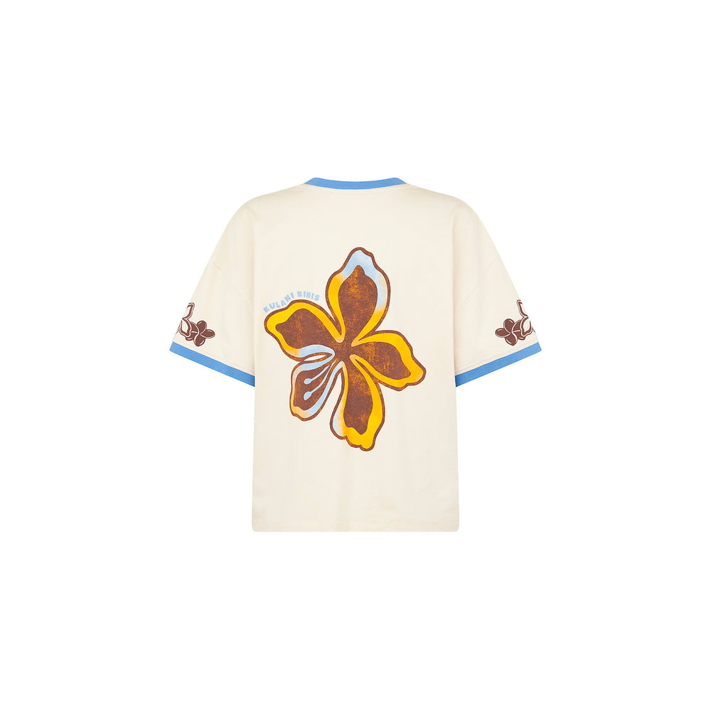 Boyfriend Bind Tee - Frangipani Fizz