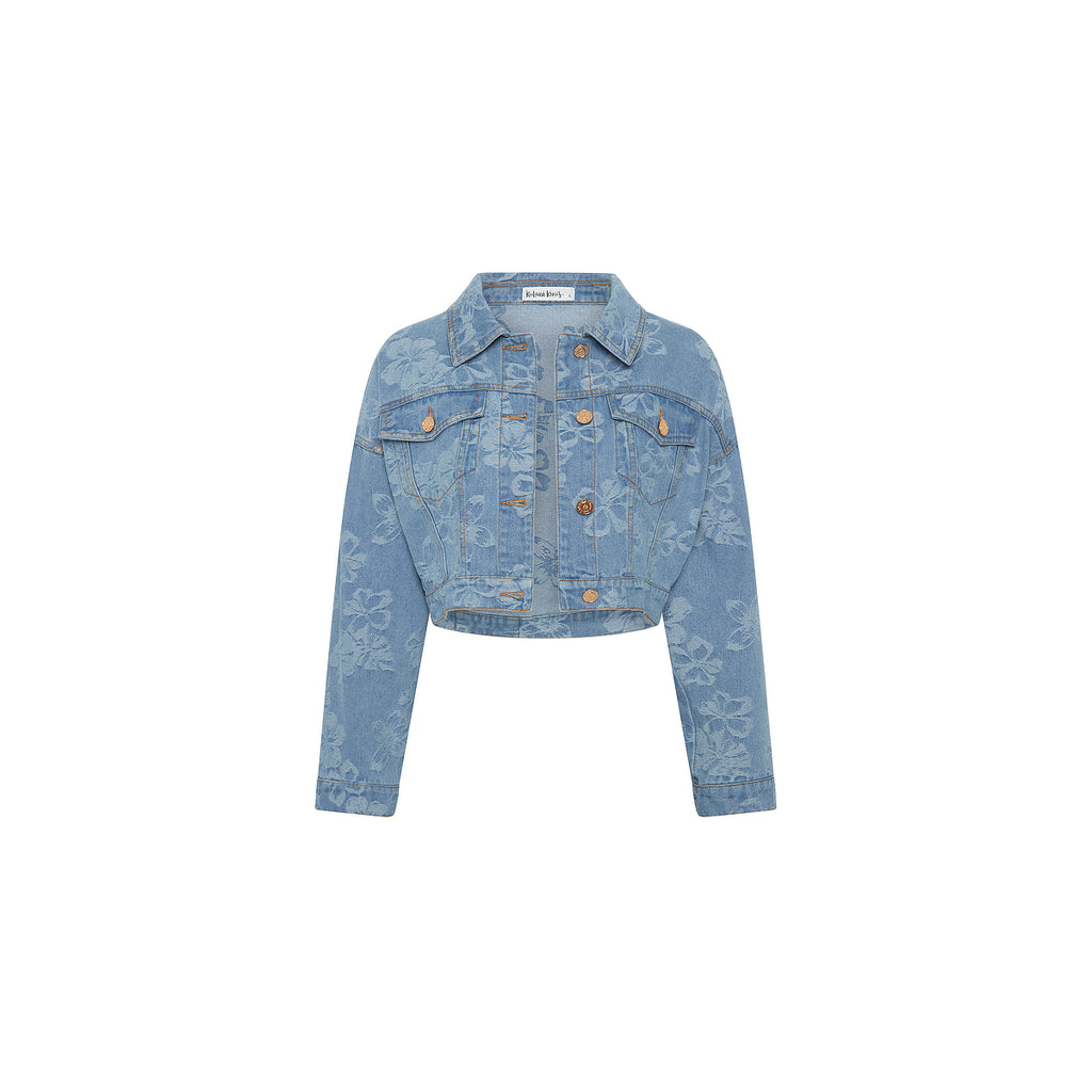 Cropped Denim Jacket - Dixie Denim