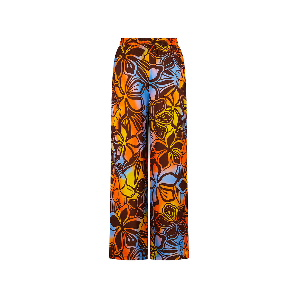Draw String Resort Pants - Frangipani Fizz