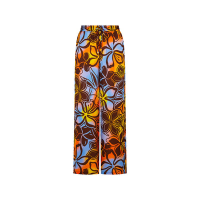 Draw String Resort Pants - Frangipani Fizz